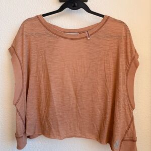 Free People Movement open back tshirt